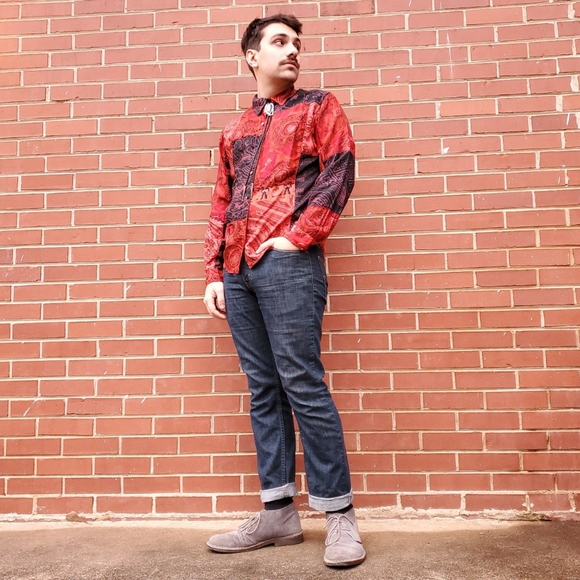 Silk Long-Sleeve Button-Up by Chico's - Picture 2 of 4